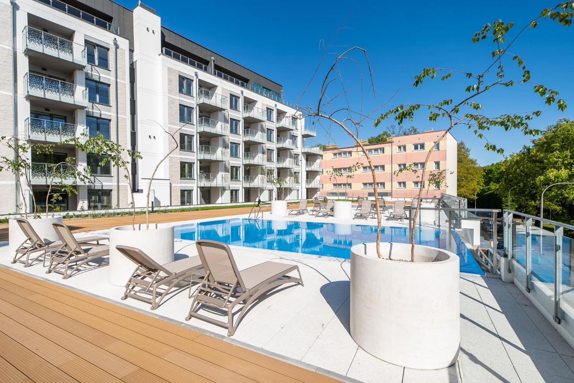 Faro Apartamenty Nadmorskie Tarasy Spa Przy Latarni I Molo Baseny, Sauny, Fitness I Parking W Cenie Kołobrzeg Exteriör bild