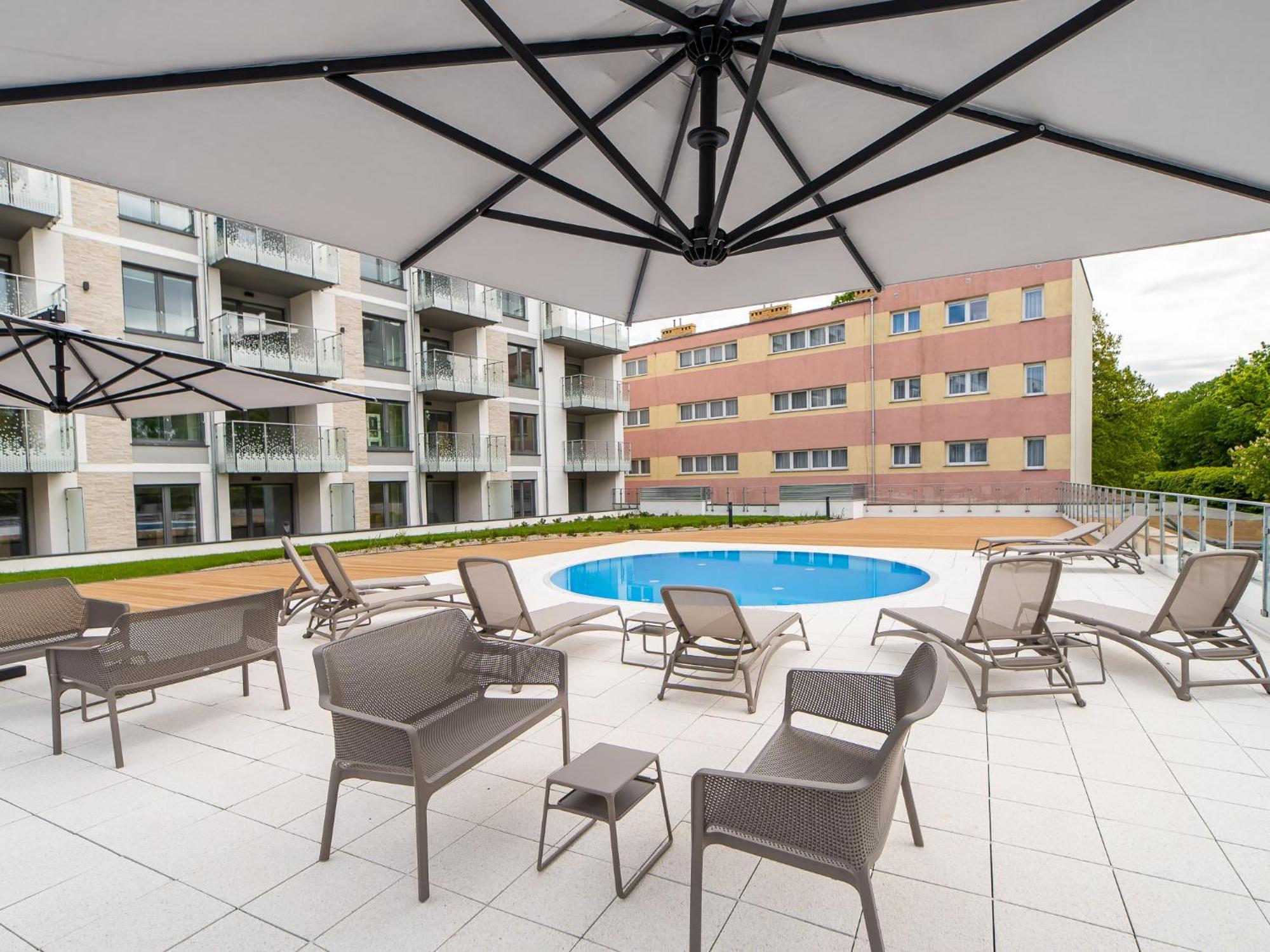 Faro Apartamenty Nadmorskie Tarasy Spa Przy Latarni I Molo Baseny, Sauny, Fitness I Parking W Cenie Kołobrzeg Exteriör bild