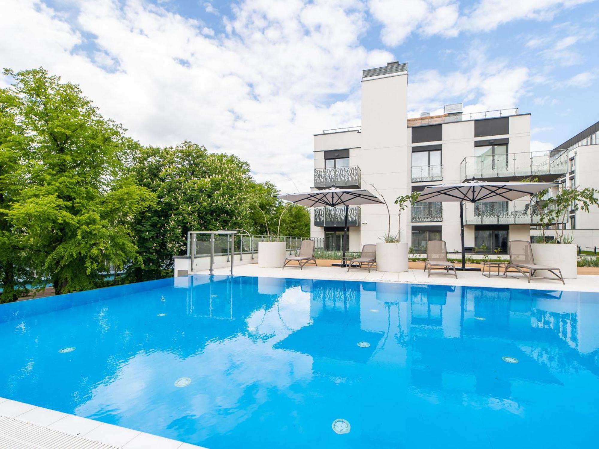 Faro Apartamenty Nadmorskie Tarasy Spa Przy Latarni I Molo Baseny, Sauny, Fitness I Parking W Cenie Kołobrzeg Exteriör bild