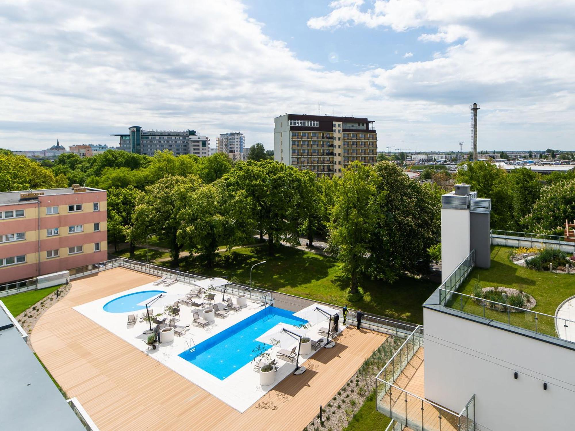 Faro Apartamenty Nadmorskie Tarasy Spa Przy Latarni I Molo Baseny, Sauny, Fitness I Parking W Cenie Kołobrzeg Exteriör bild