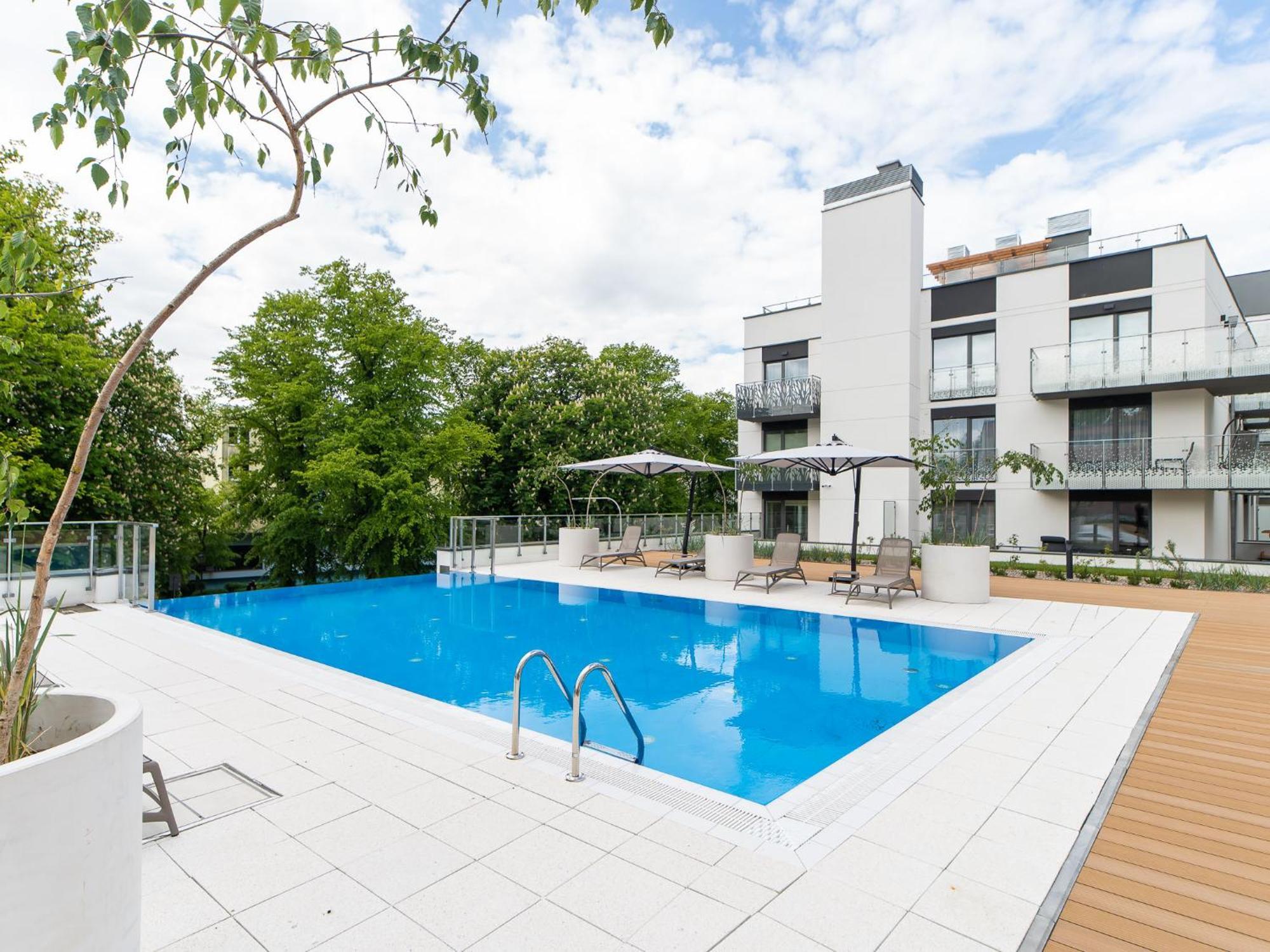 Faro Apartamenty Nadmorskie Tarasy Spa Przy Latarni I Molo Baseny, Sauny, Fitness I Parking W Cenie Kołobrzeg Exteriör bild
