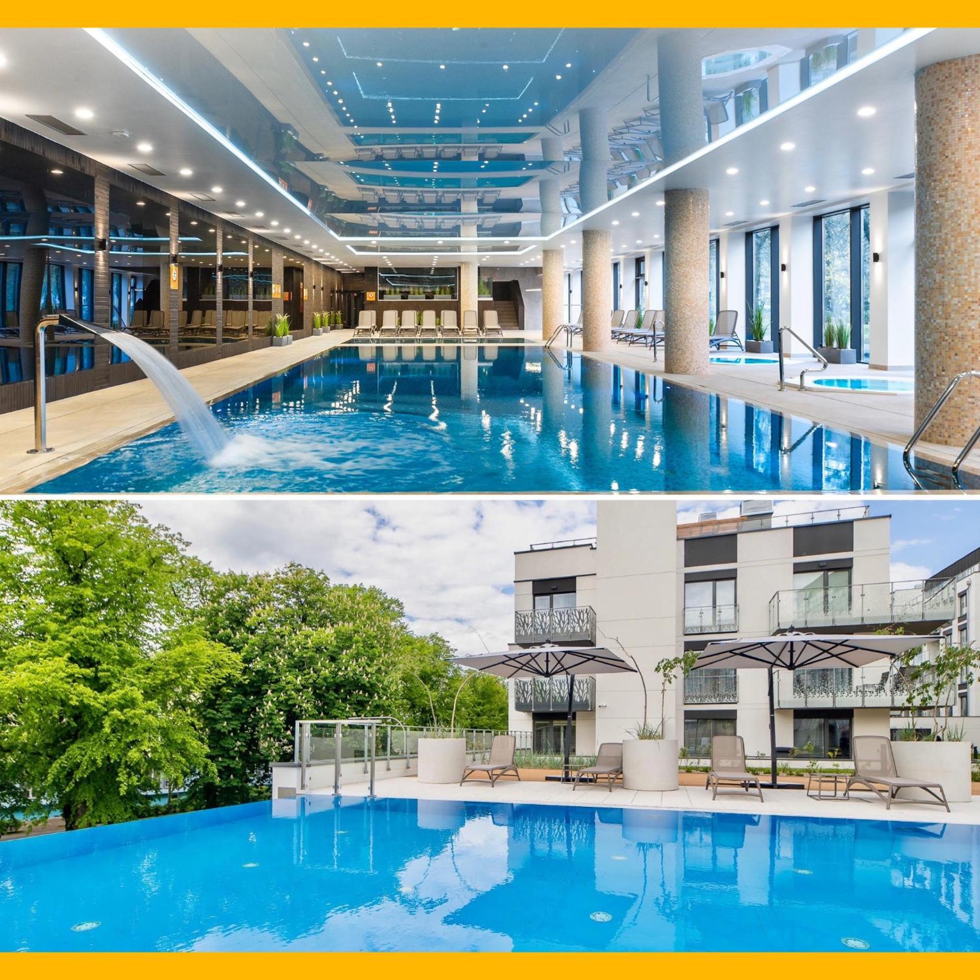 Faro Apartamenty Nadmorskie Tarasy Spa Przy Latarni I Molo Baseny, Sauny, Fitness I Parking W Cenie Kołobrzeg Exteriör bild
