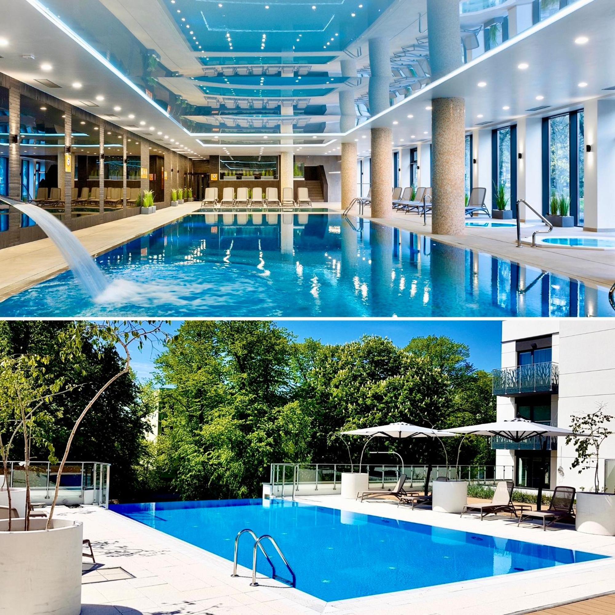 Faro Apartamenty Nadmorskie Tarasy Spa Przy Latarni I Molo Baseny, Sauny, Fitness I Parking W Cenie Kołobrzeg Exteriör bild