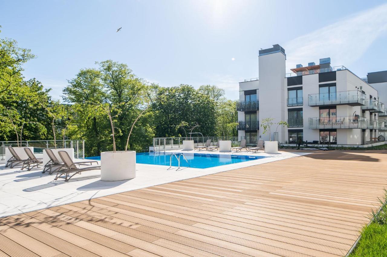 Faro Apartamenty Nadmorskie Tarasy Spa Przy Latarni I Molo Baseny, Sauny, Fitness I Parking W Cenie Kołobrzeg Exteriör bild